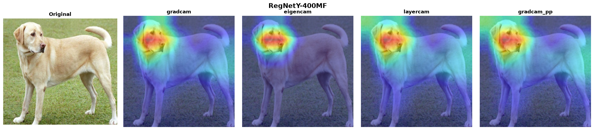 RegNetY-400MF — 4 methods verified